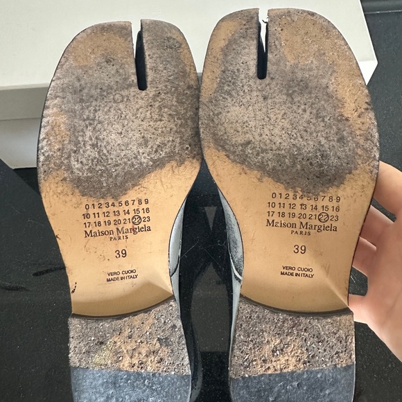 Maison Margiela's Tabi Bianchetto brogues size 39 made in Italy, in original box - Picture 4 of 12